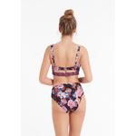 Топ-бикини Joyful Florals Black Plus Cup со сборкой 3