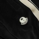 Moncler x Palm Angels тренировочные брюки Chenille Track 'Black/White' 3