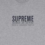 Футболки Supreme Paris Tee 'Heather Grey' 2