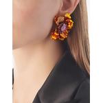 Серьги Magma Poppy из позолоченного серебра 2