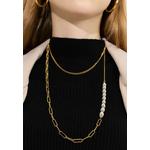 Ожерелье Estelle Chain Link с золотым покрытием 6