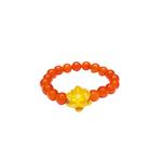 [СПЕЦИАЛЬНОЕ] LITZ 999 (24K) Золотое кольцо «Цветок лотоса» EPC0974-R-R (0,09 г +/-) 1