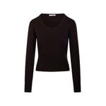 ribbed-knit scoop-neck sweater 1