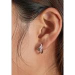 Серьги-конго Flora из стерлингового серебра 925 пробы 2