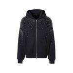 crystal-embellished zip-up hoodie 1