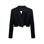 cut-out double-breasted blazer 2
