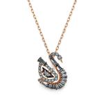 Колье Swan с кристаллами 2