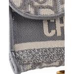 Saddle Slim Pouch Logo Embroidered Oblique Canvas belt bag 7