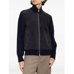 suede blouson with knitted details 3
