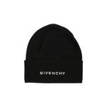 Шапки Givenchy Ribbed Embroidered Logo Beanie 'Black White' 3