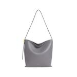 C-Me Lock grained leather shoulder bag 1