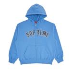Худи Supreme x B.B. Simon Zip Up Hooded Sweatshirt «Light Blue» 1