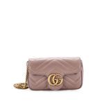Сумка через плечо GG Marmont Flap Bag Matelasse Leather Super Mini 1