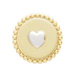 Серьги-гвоздики Heartful Studs в золотом/серебряном цвете kg152 3