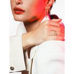 Серьги-кольца Cristina из желтого золота с бриллиантами 2