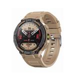 Унисекс IOS/Android хаки SmartWatch с хаки резиновым ремешком 1