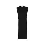 crystal-embellished sleeveless midi dress 1