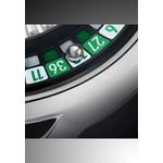 Автоматические унисекс-часы из нержавеющей стали, кожаный ремешок 4