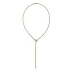 Колье Naga Lariat из желтого золота с бриллиантами 2