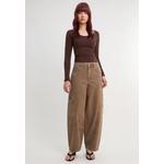 Джинсы Barrel Wide Leg - Коричневый 3