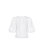 Marve organza balloon-sleeve top 2