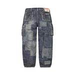 Карго-штаны Supreme x True Religion Patchwork Cargo Pant 'Dirty Indigo' 2