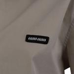 Поло Miu Miu Popeline Stretch Was Camicie F0a08 36 'Известь' 2