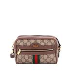 Мини-сумка через плечо Ophidia Shoulder Bag GG Coated Canvas 1