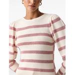 striped puff-sleeve sweater 4
