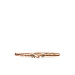 Браслет Buckle Cablespira из розового золота с бриллиантами (3.5 мм) 1