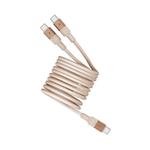 Momax Mag.Link 2M 100W USB-C to Dual USB-C PD магнитный кабель - песчаниковый 3