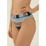 Брюки средней посадки с кольцом и полоской Someday Stripe Black 2