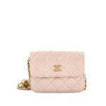 Мини-сумка через плечо Pearl Crush Flap Clutch with Chain Quilted Lambskin 1