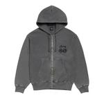 Молнии Stussy Stock Link Pigment Dyed Zip Hood «Black» 1