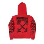 Худи Off-White Impressionism Hooded Sweatshirt 'Red' 2