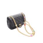 Сумка на плечо Mini Square Classic Lambskin Charms Single Flap (2021 год) 2
