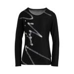 Футболки с длинным рукавом Yohji Yamamoto YY Pattern Long-Sleeve T-Shirt 'Black' 1