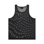 Майки Stussy x Denim Tears Mesh Tank 'Black' 2
