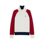 raglan-sleeve quarter-zip jumper 1