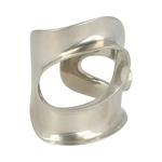 Браслеты Ferragamo Small Sculptural Cutout Cuff 'Серебряный' 1