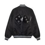 Университетские куртки Stussy Sequins Satin Jacket 'Черный' 2