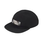 Кепки Supreme Rhinestone Label Camp Cap 'Black' 1