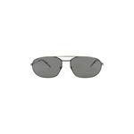 Saint Laurent Oval Sunglasses 'Черный/Серебряный' 1
