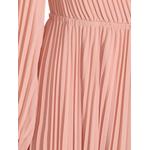 long pleated georgette dress 4