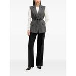 herringbone belted vest 2