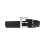 Ремни Saint Laurent Logo Plaque Buckled Belt 'Black' 1