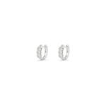 Серьги-кольца TOMEI Diamond из белого золота 750/18K 1