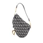 Saddle Handbag with Strap Oblique Canvas Medium shoulder bag 2