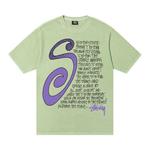 Футболки Stussy S Talk Pigment Dyed Tee 'Шалфей' 1