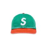 Шапки Supreme Pigment Coated 2-Tone S Logo 6-Panel 'Green' 1